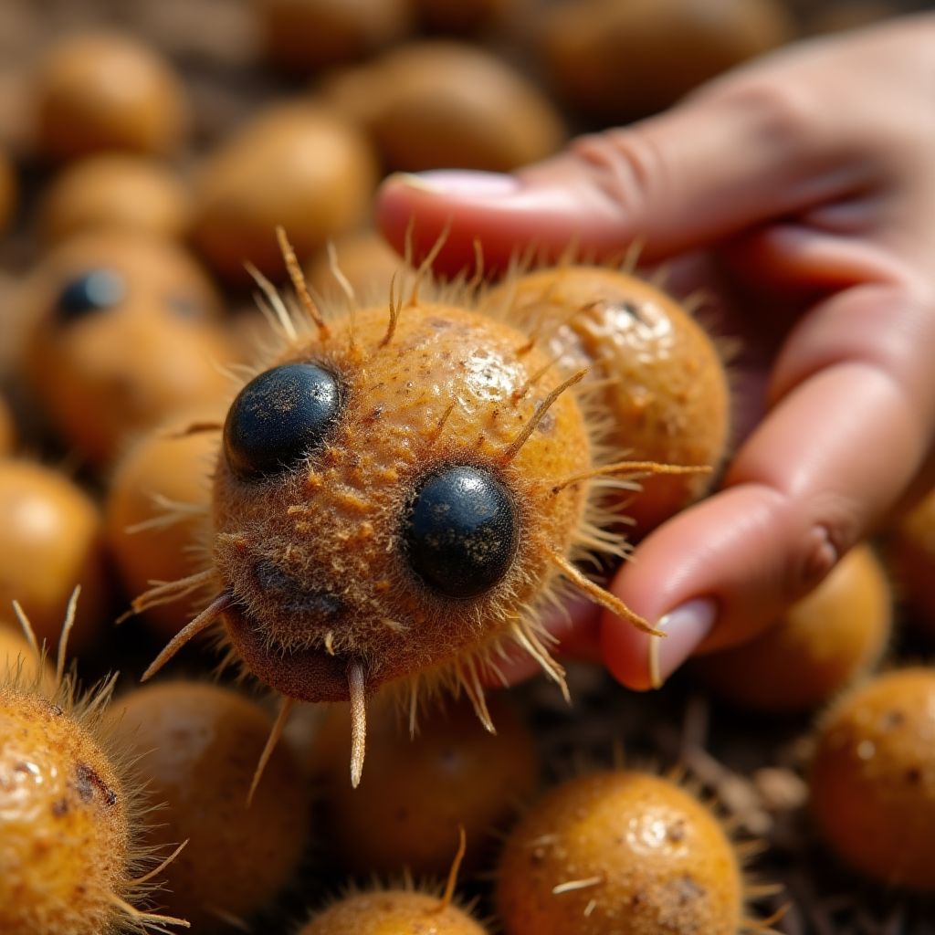 Traditional insect harvesting techniques
